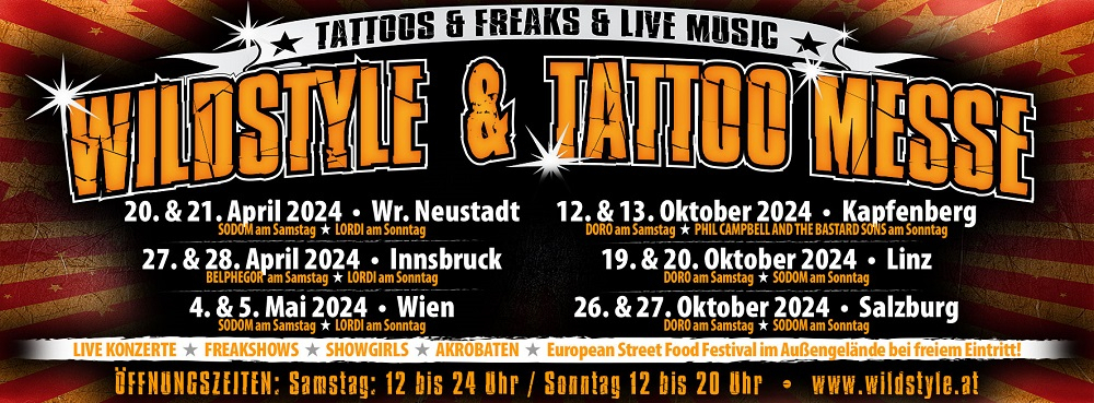 Wildstyle & Tattoo Messe Salzburg 2024