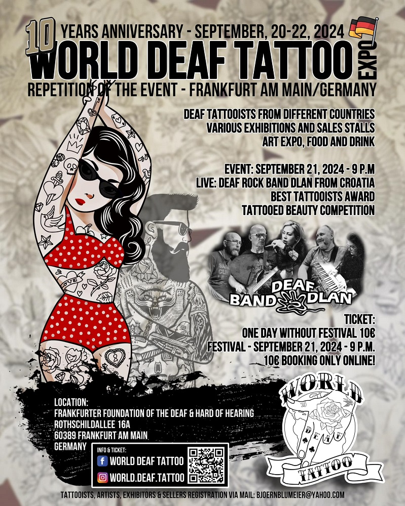 World Deaf Tattoo Expo 2024