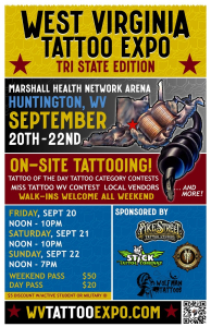 West Virginia Tattoo Expo Huntington 2024